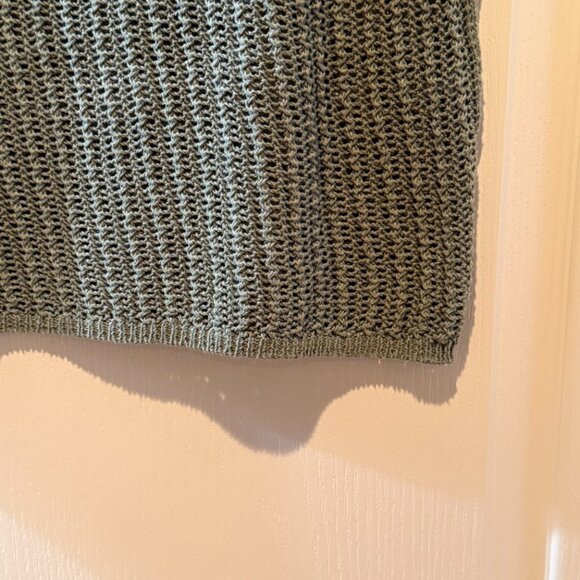 rag & bone | Riley Semisheer Knit Tank | Sage Green | Size: M - Picture 4 of 10